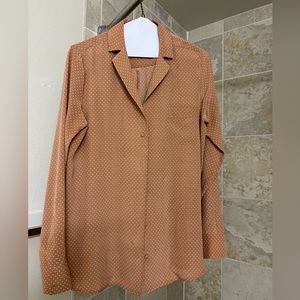 Sézane Florence shirt 100% silk FR 36